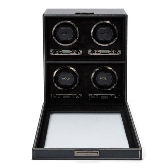 Wolf - British Racing 4-Unit Watch Winder | 793002