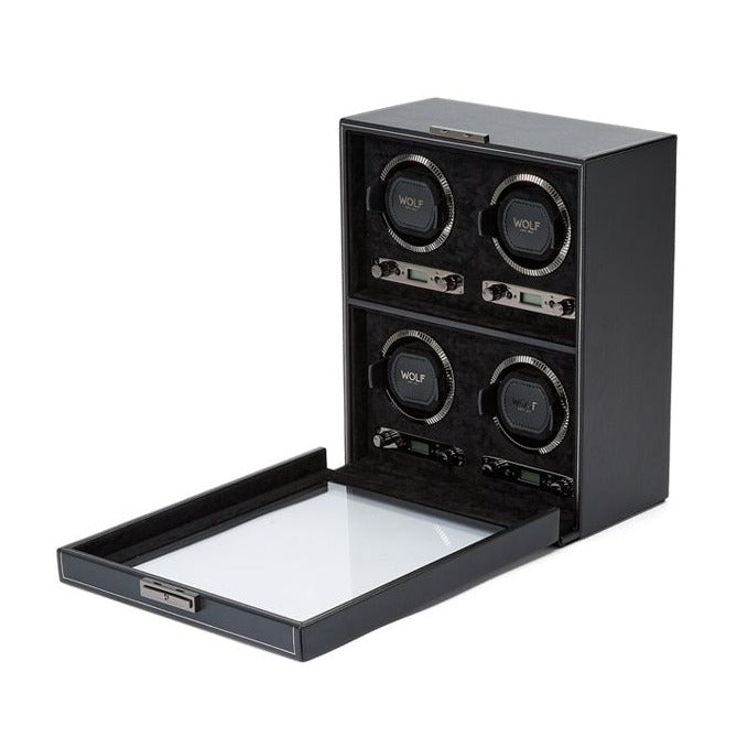 Wolf - British Racing 4-Unit Watch Winder | 793002