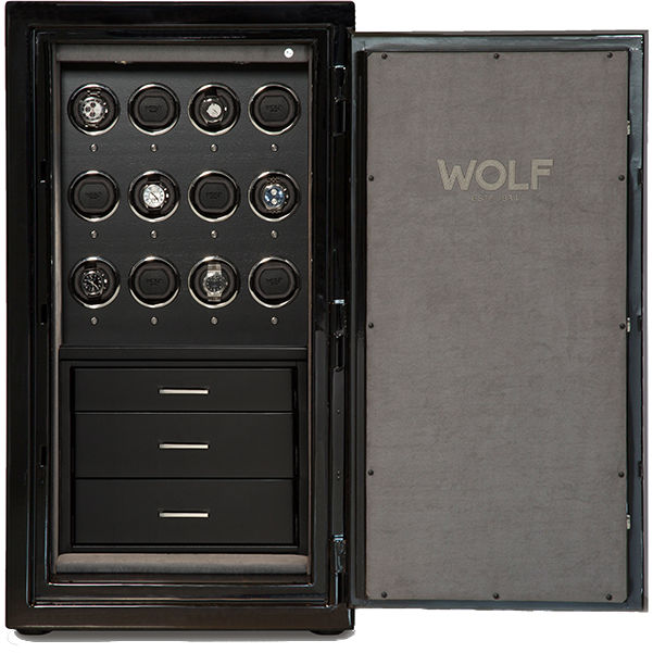 Wolf - 1834 Atlas 12-unit Watch Winding Safe | 491264 - Watchwindersplus